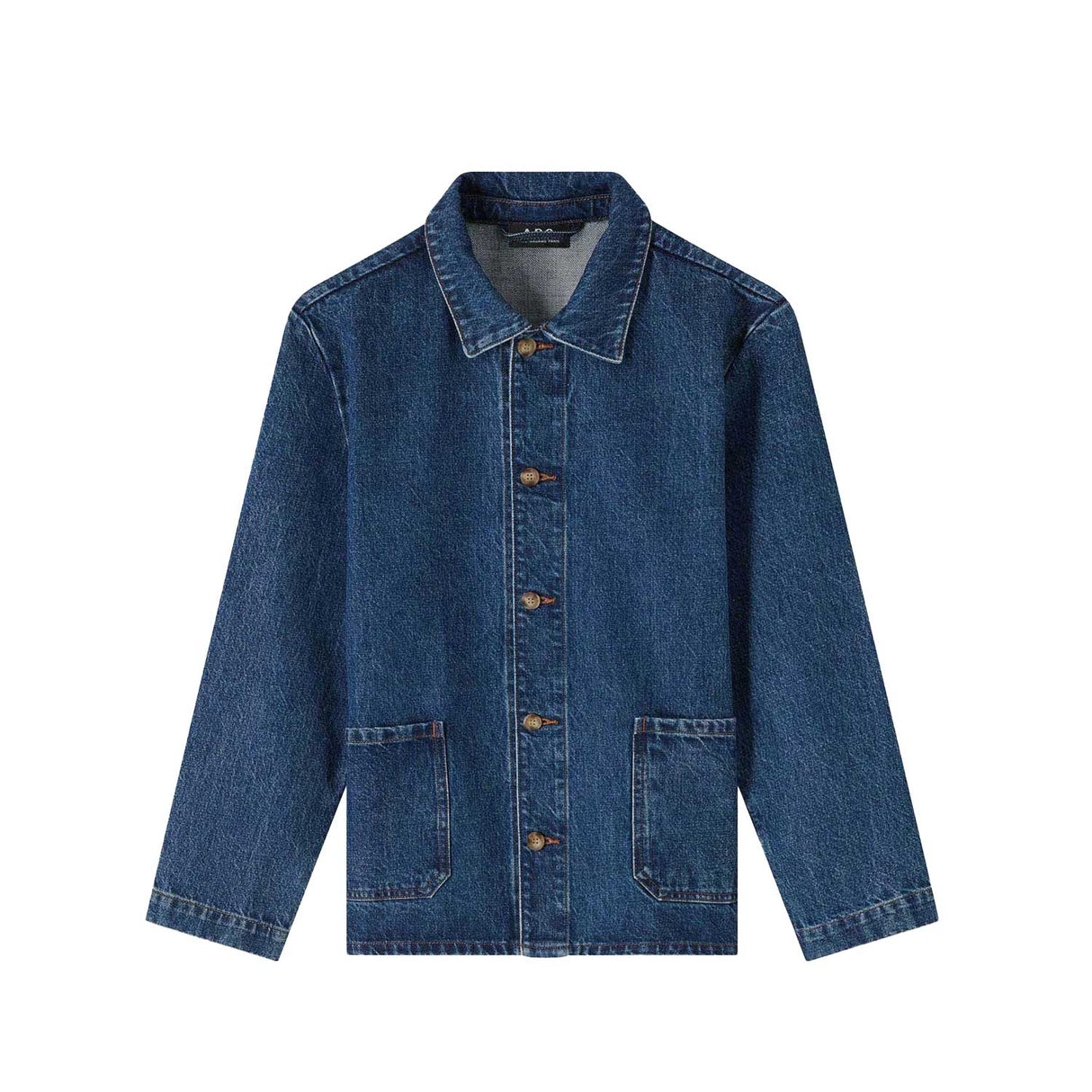 A.P.C. KERLOUAN LOGO JACKET, Indigo Delave - Image 1