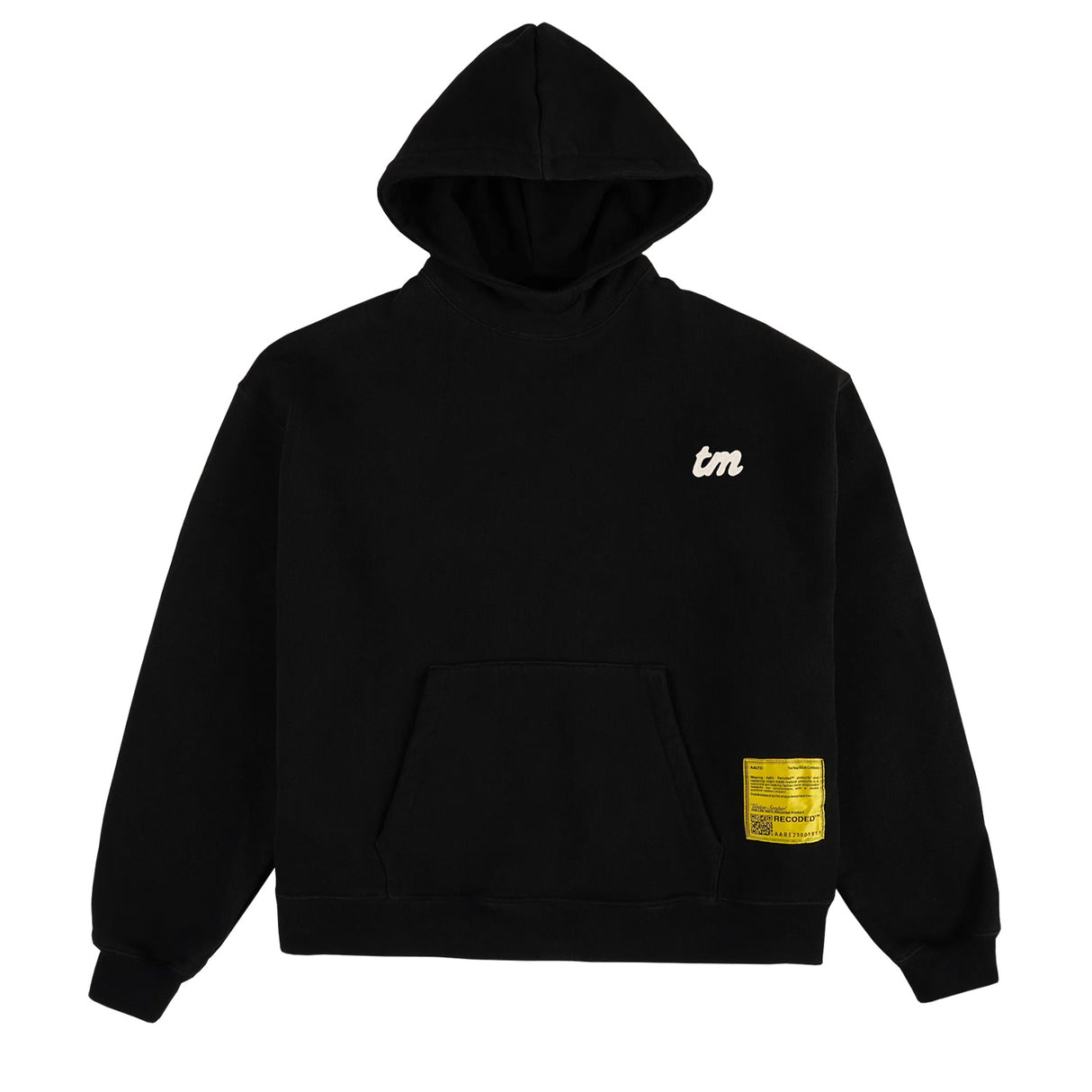 AALTO RECODED BOX HOODIE TM JH01, Black