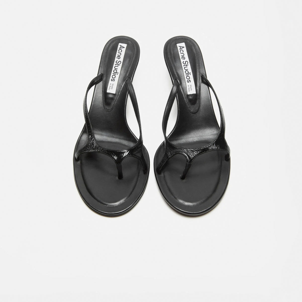 Acne Studios KITTEN HEEL SANDALS, Black