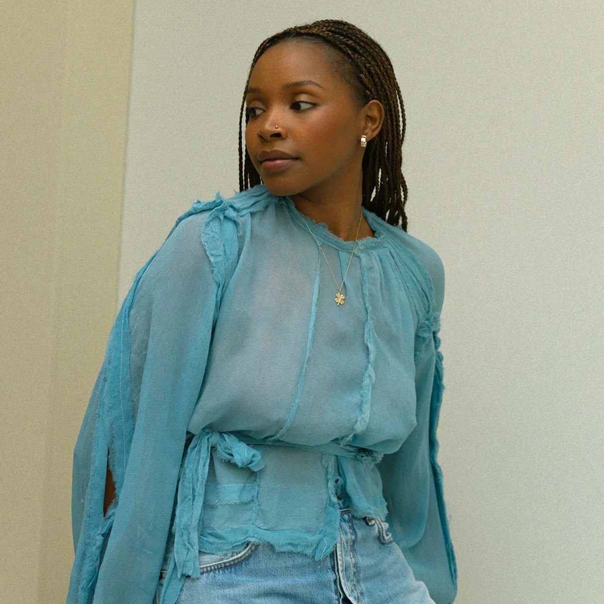 AIDA Impact x Hypend LUCKY CLOVER NECKLACE, Gold Plated