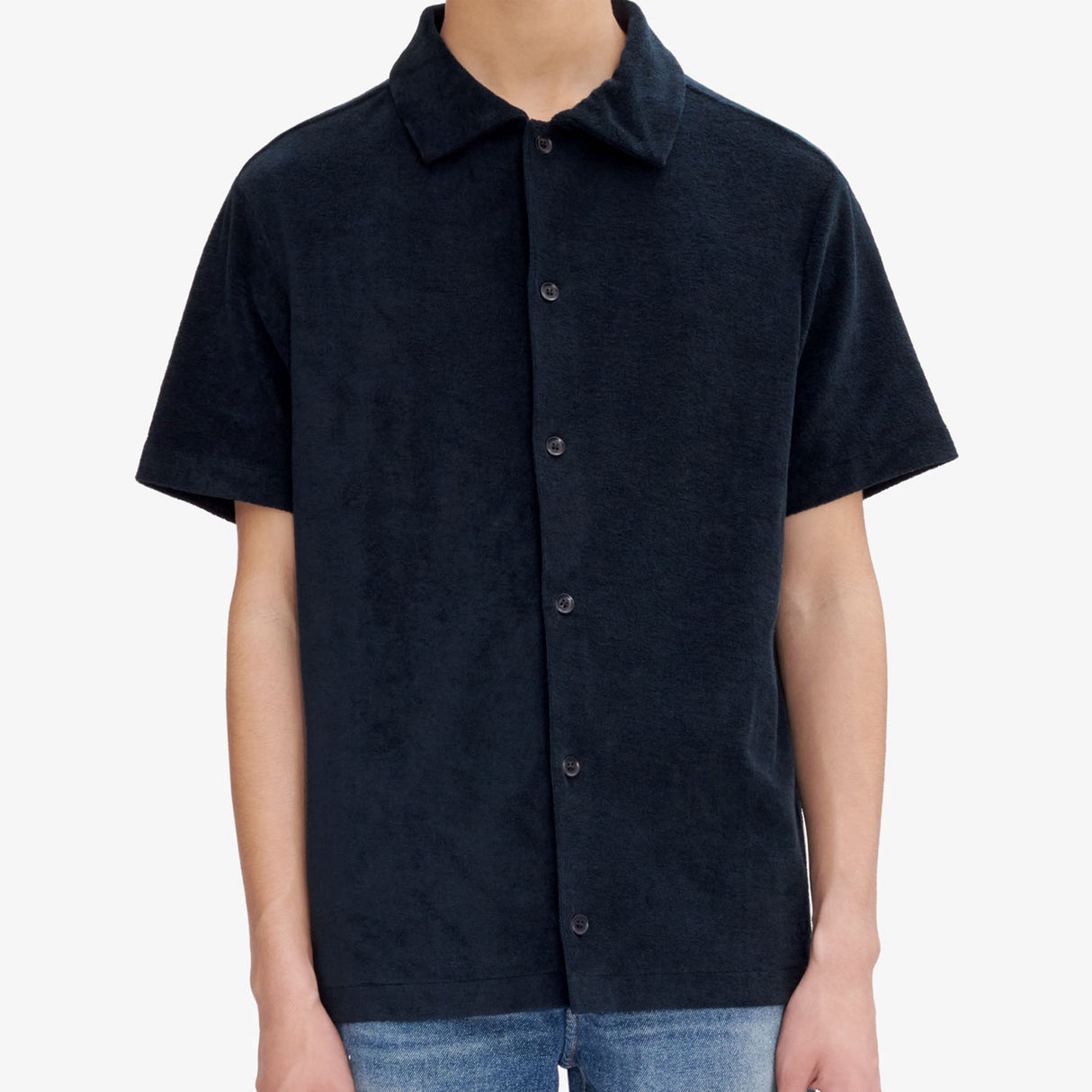 A.P.C. NICOLO S/S SHIRT, Dark Navy