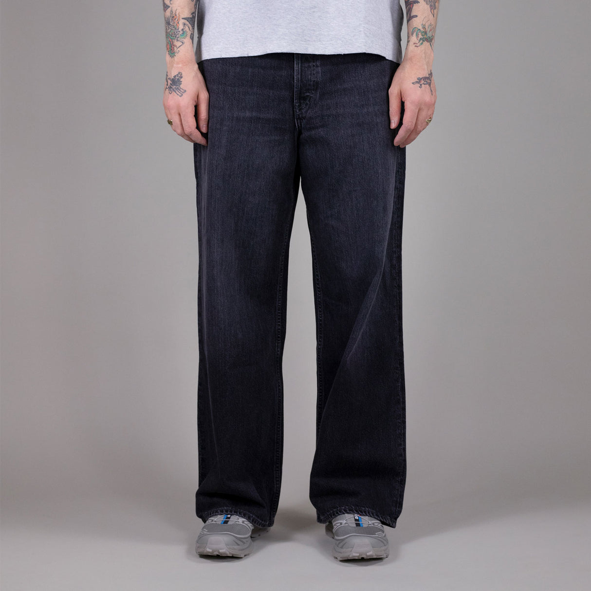 Acne Studios LOOSE FIT JEANS 1981M, Black
