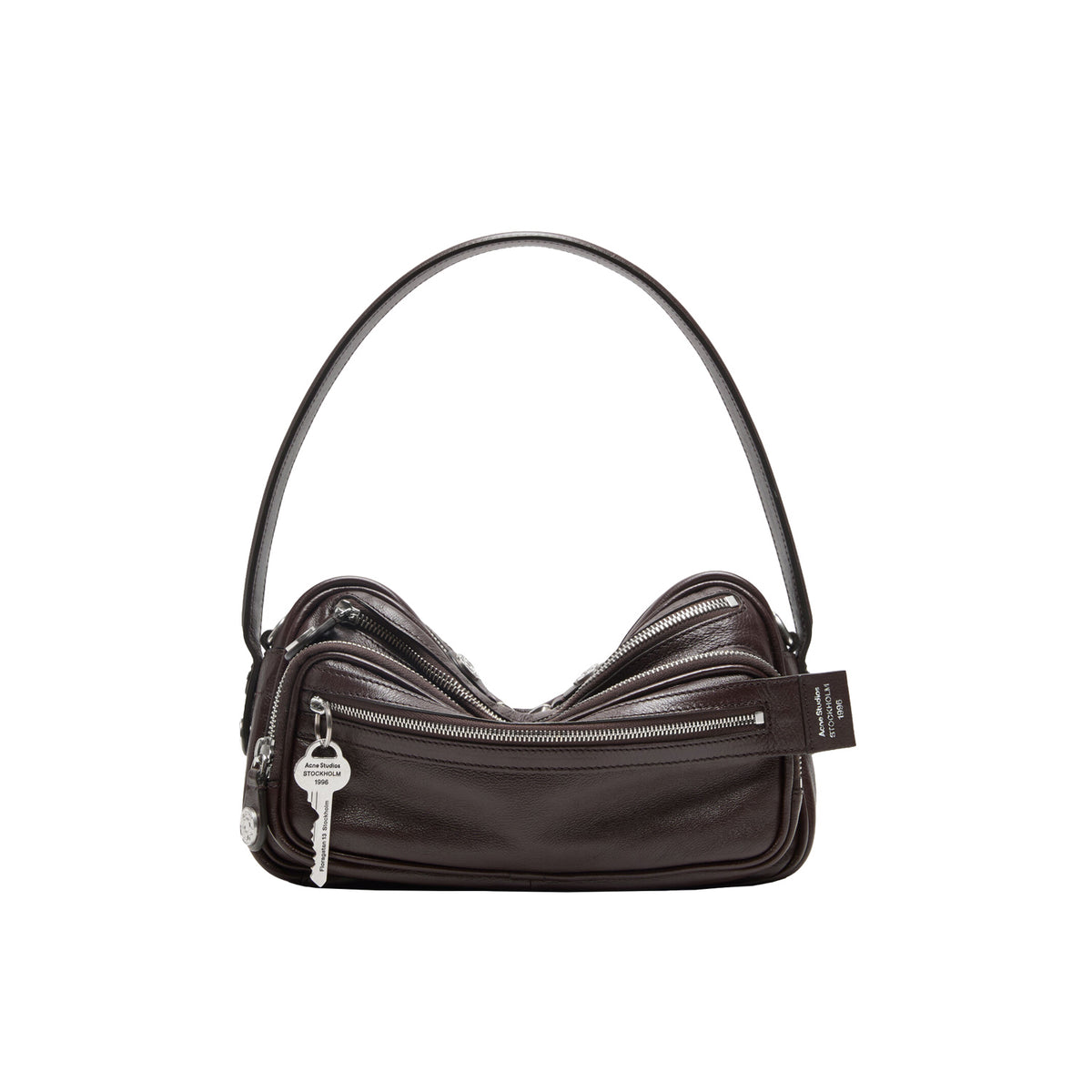 Acne Studios CAMERO PARTY SHOULDER BAG, Chocolate Brown