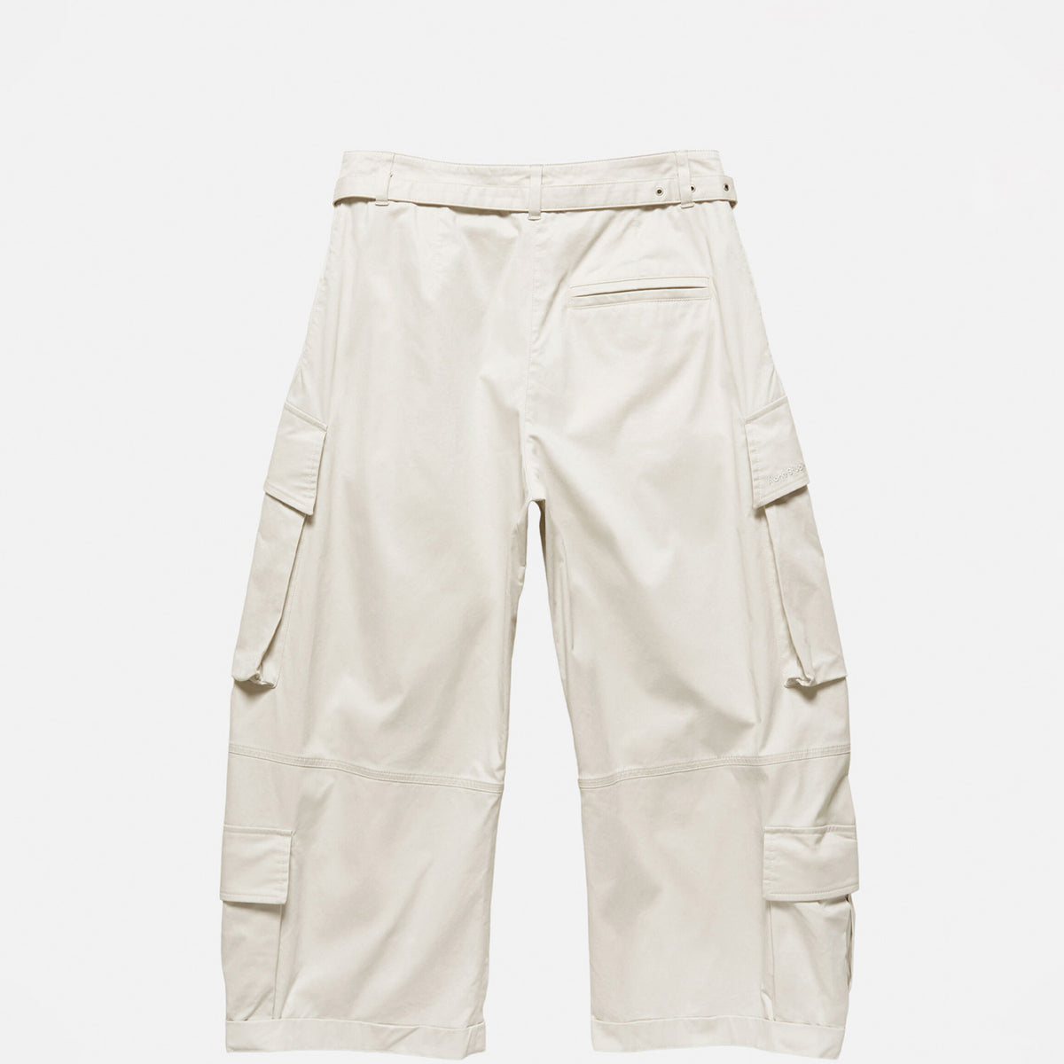 Acne Studios CARGO TROUSERS WITH BELT, Light Grey