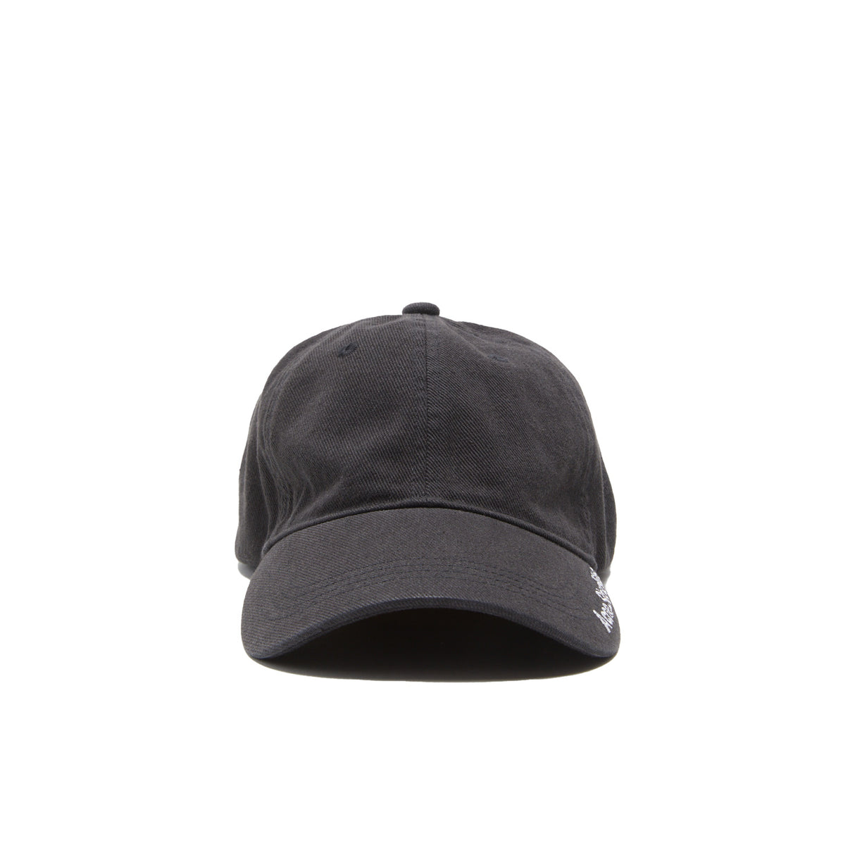 Acne Studios COTTON LOGO CAP, Black - Image 1