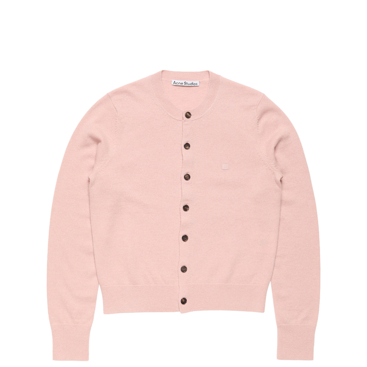 Acne Studios FITTED CARDIGAN - YAK WOOL, Dirty Pink