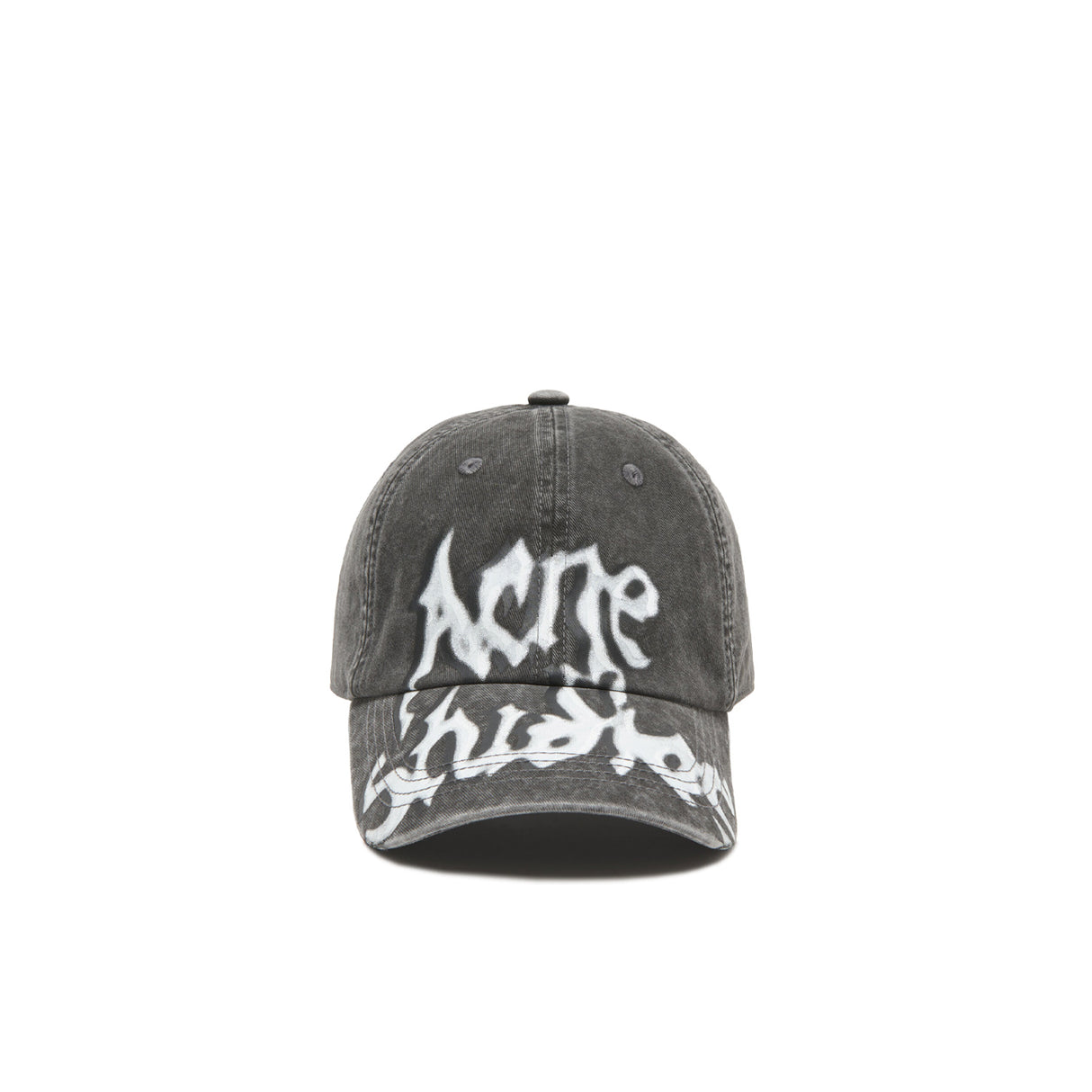 Acne Studios GOTHIC LOGO CAP, Faded Black