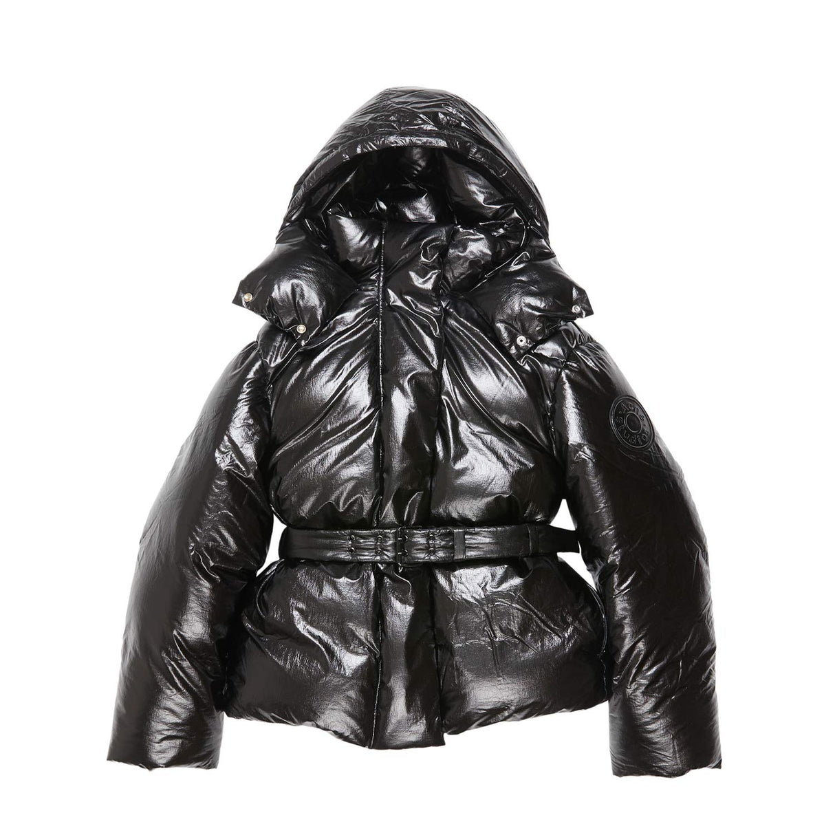 Acne Studios HOODED PUFFER JACKET, Black - Image 1