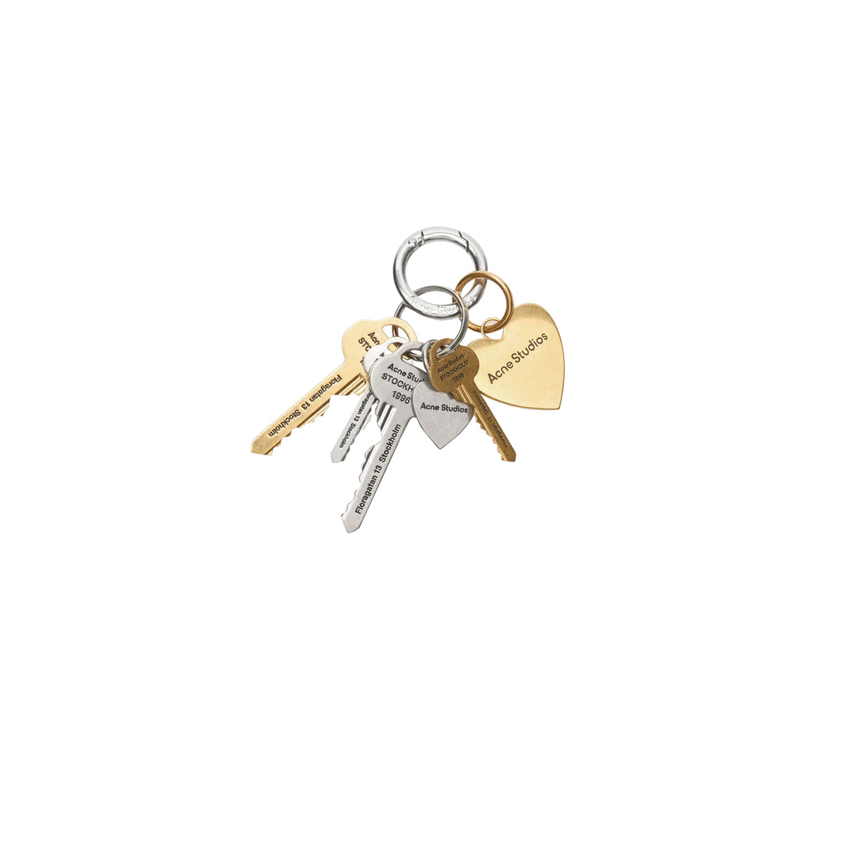 Acne Studios KEYRING, Gold/Silver