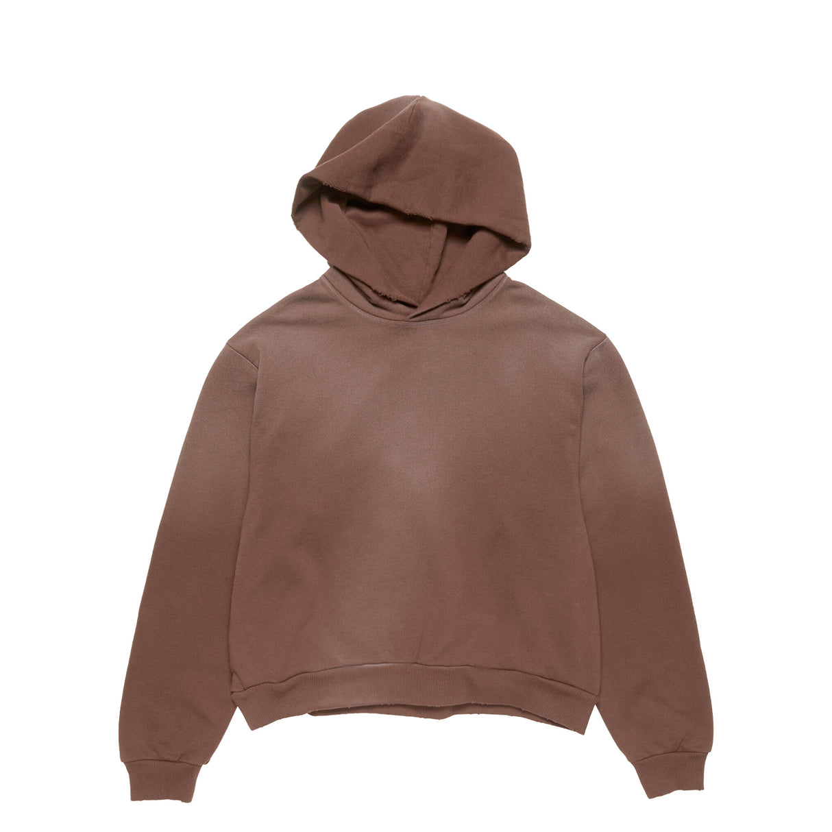 Acne Studios LOGO HOODED SWEATER, Chocolate Brown
