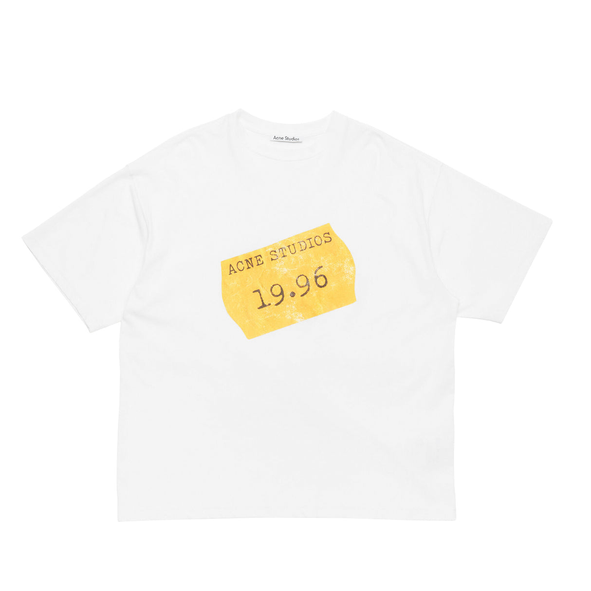 Acne Studios LOGO T-SHIRT, Optic White