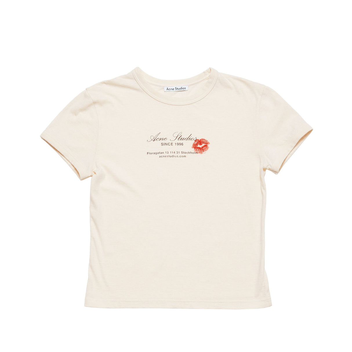 Acne Studios LOGO T-SHIRT, Pearl Grey
