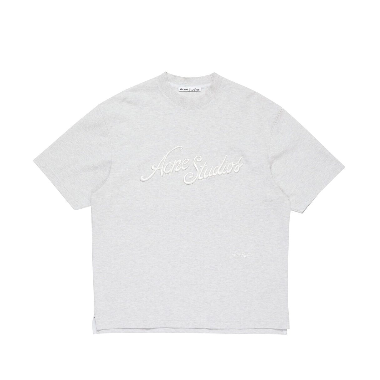 Acne Studios LOGO T-SHIRT RELAXED FIT, Pale Grey