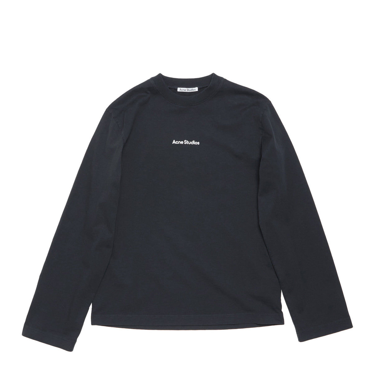 Acne Studios L/S LOGO T-SHIRT, Black
