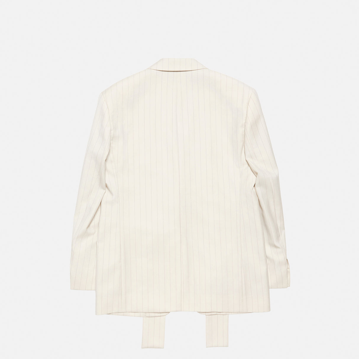 Acne Studios PINSTRIPE SUIT JACKET, Cream Beige