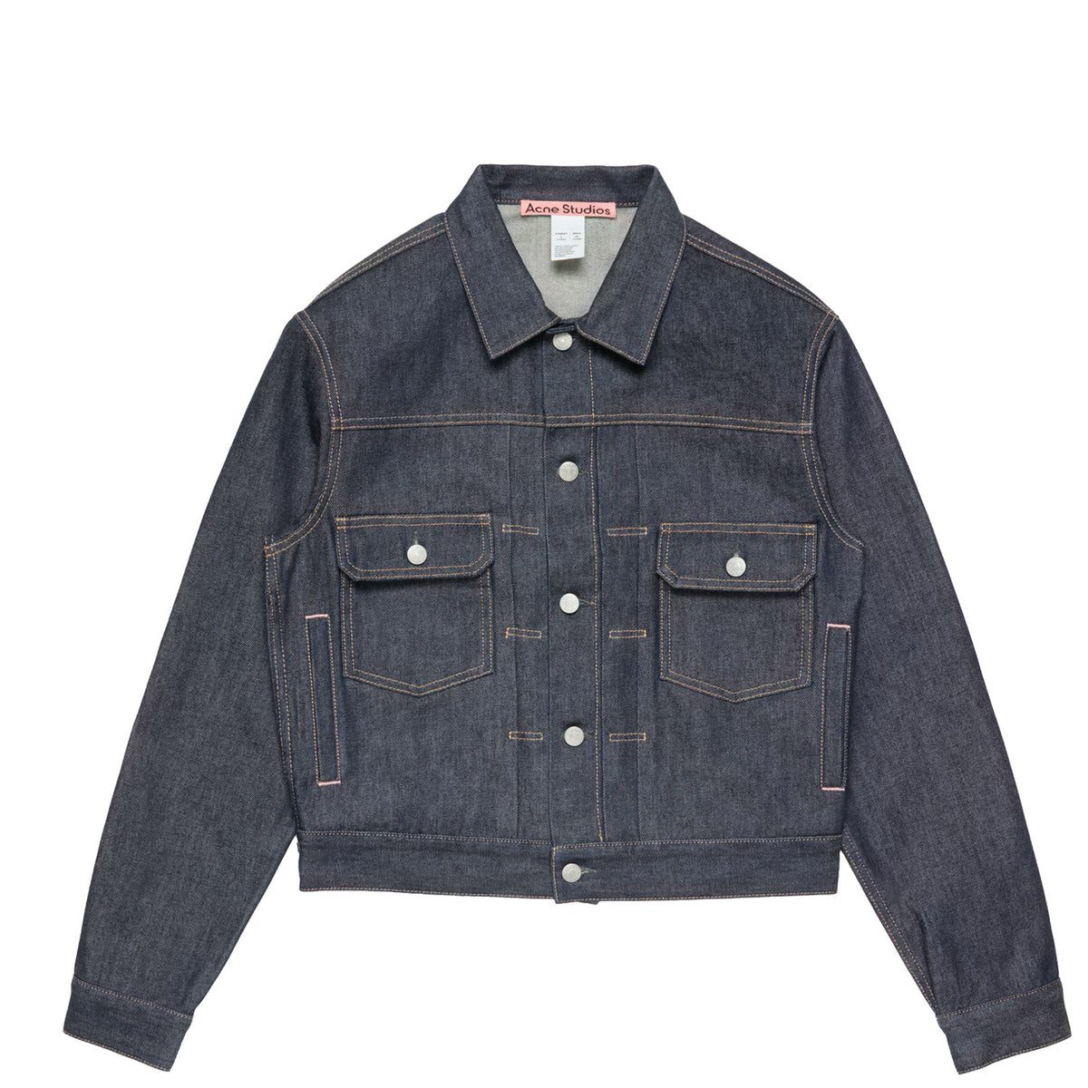 Acne Studios RAW DENIM JACKET, Indigo Blue