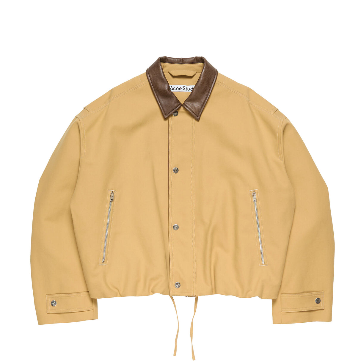 Acne Studios TWILL BOMBER JACKET, Sand Beige