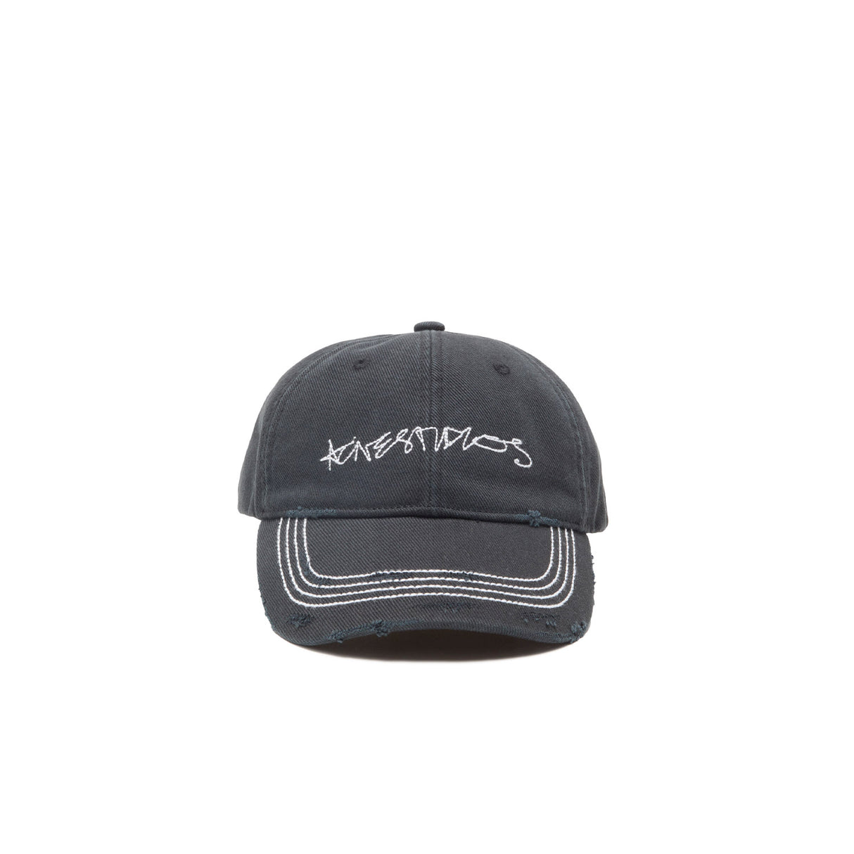 Acne Studios TWILL LOGO CAP, Black