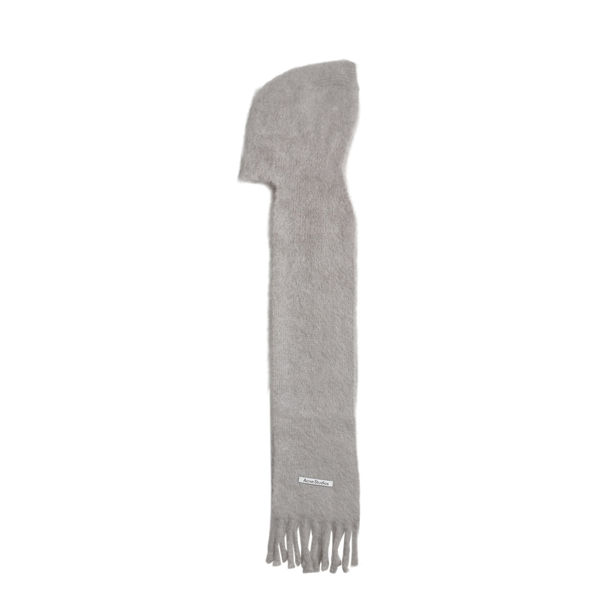 Acne Studios MOHAIR SCARF WITH HOOD, Grey