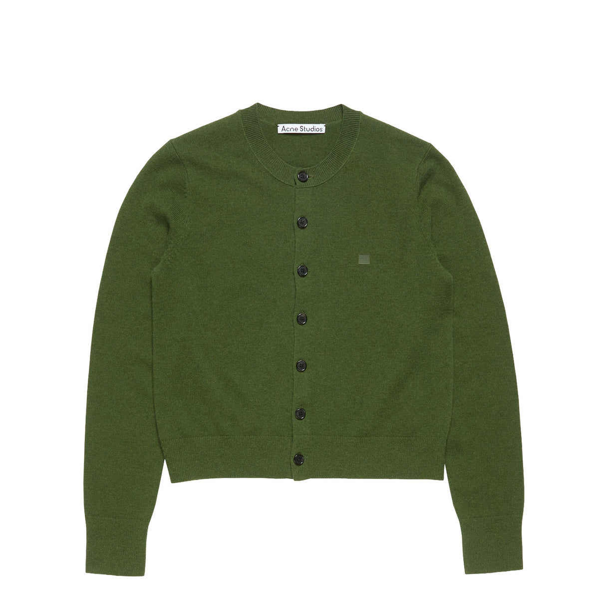 Acne Studios FITTED CARDIGAN, Bottle Green
