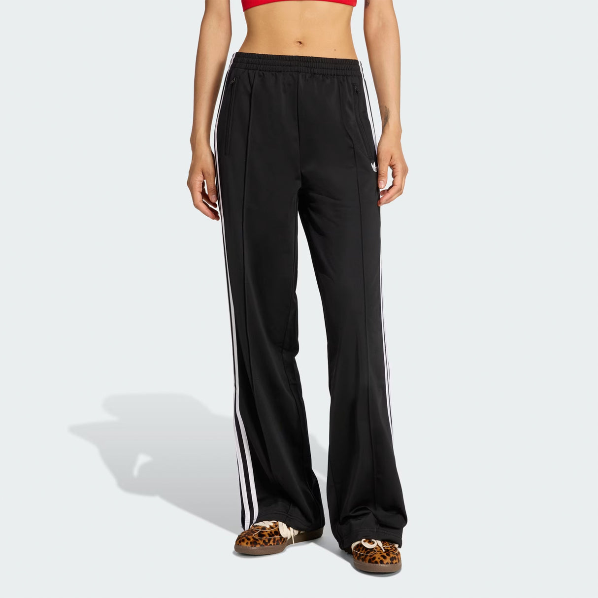 Adidas FIREBIRD LOOSE TRACK TROUSERS, Black/White