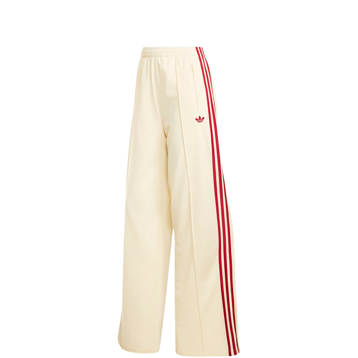 Adidas FIREBIRD LOOSE TRACK TROUSERS, Warm Vanilla/Victory Red