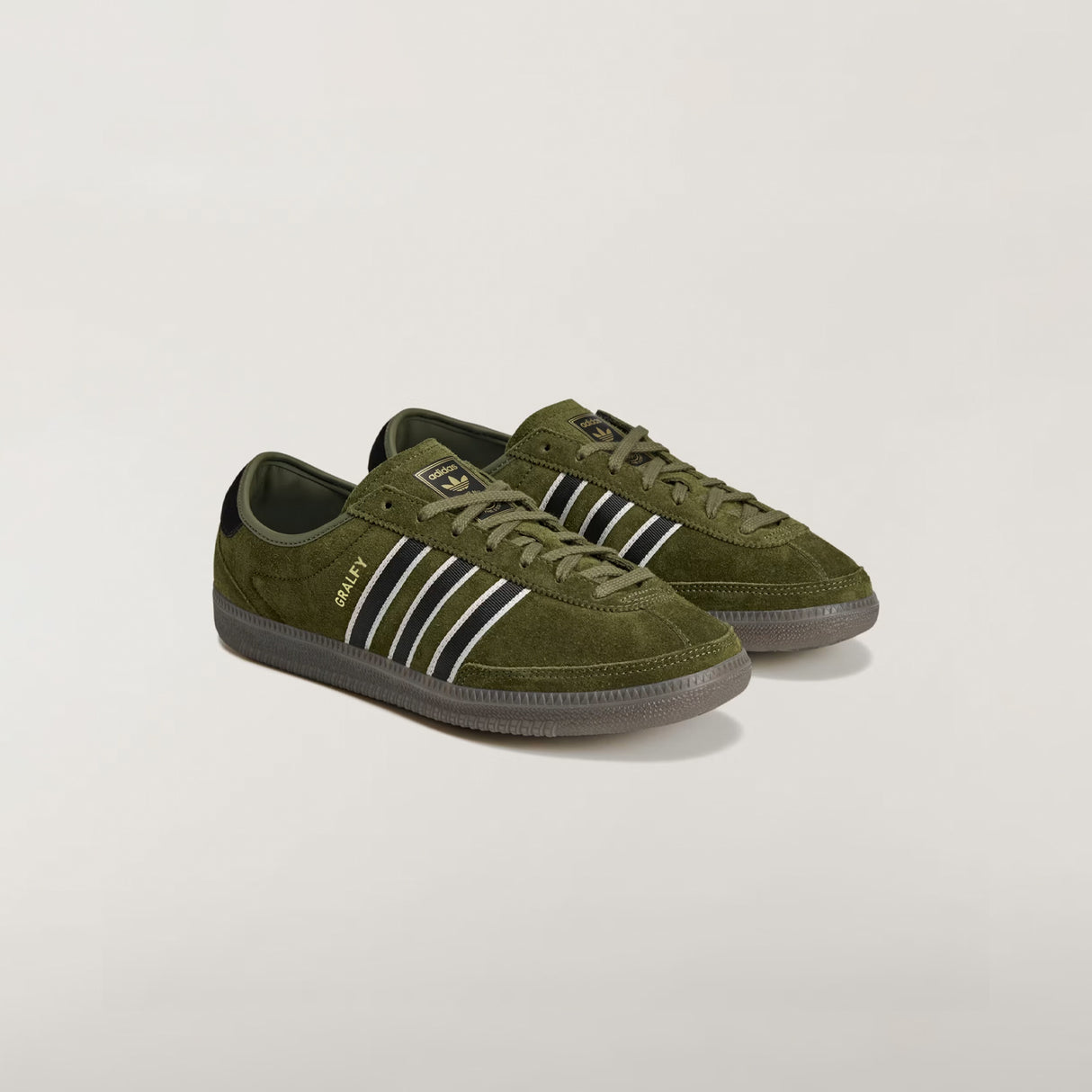 Adidas GRALFY SPZL, Olive/Core Black/Gum
