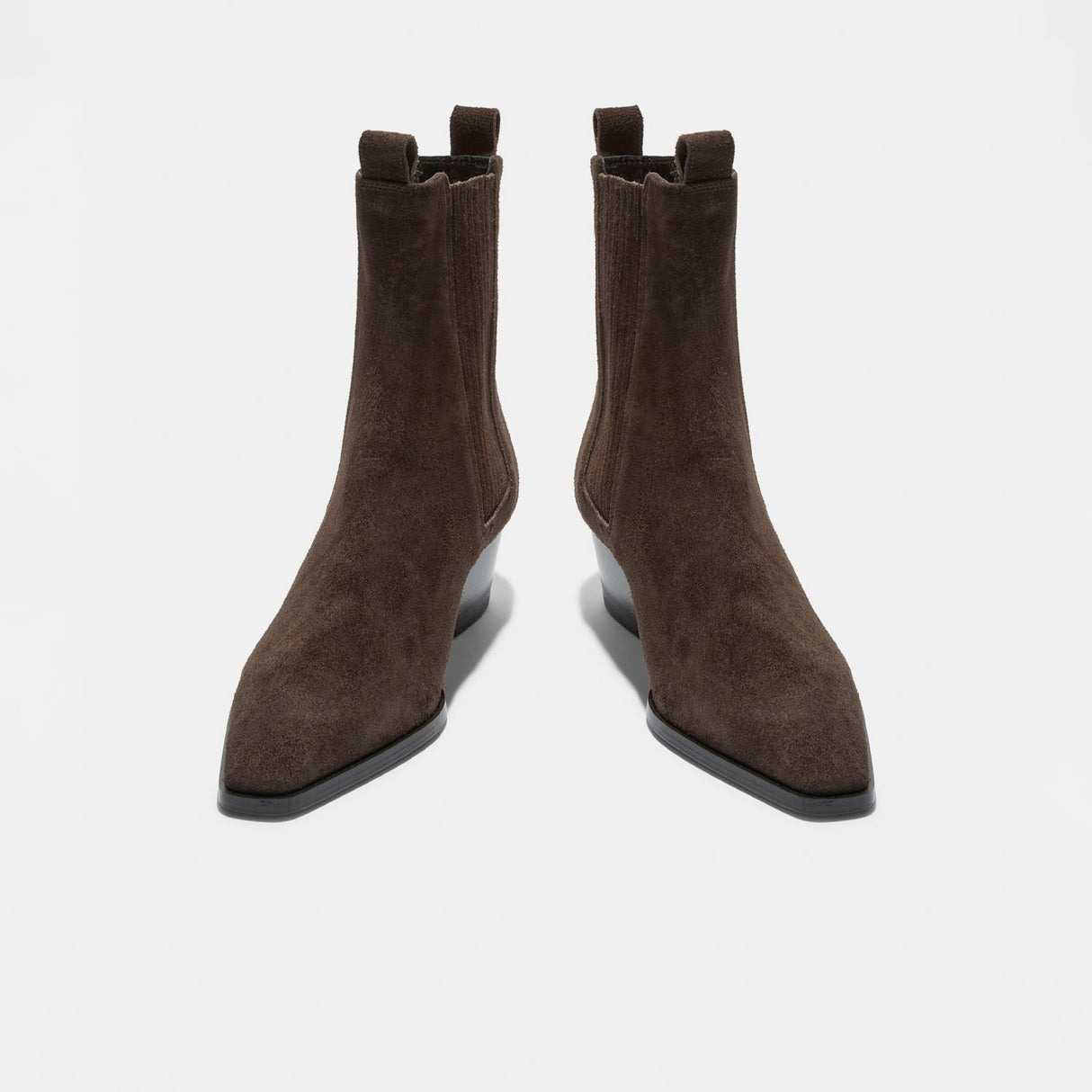 Aeyde AGATA SUEDE ANKLE BOOTS, Moka
