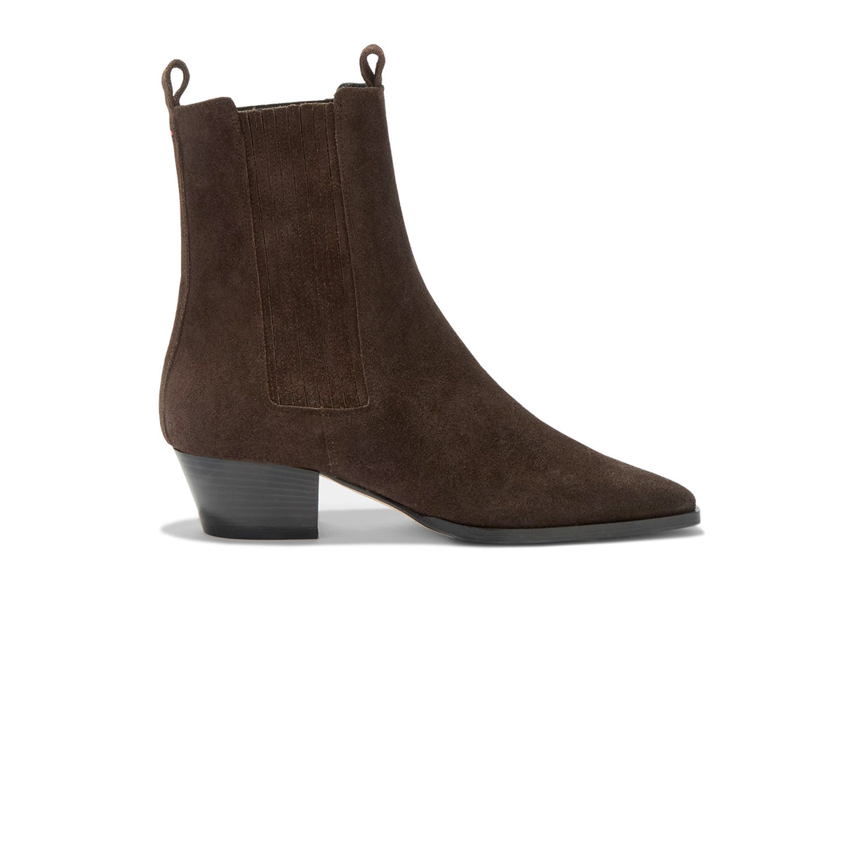 Aeyde AGATA SUEDE ANKLE BOOTS, Moka