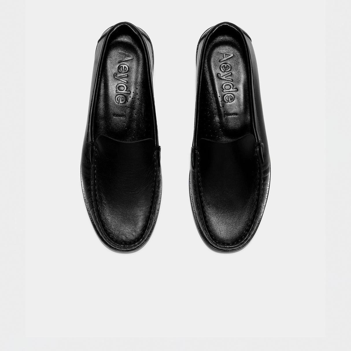 Aeyde ARTHUR CALF LEATHER, Black