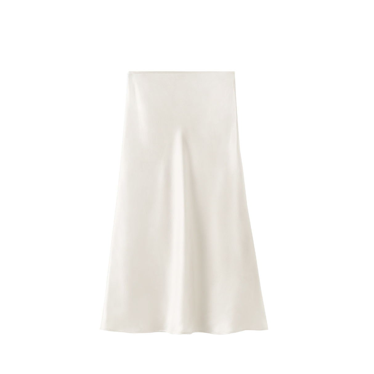 Almada Label AYLA SATIN SKIRT, Pearl