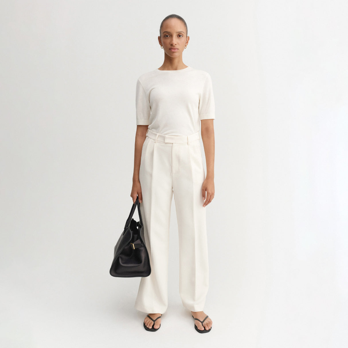 Almada Label BELLA TROUSERS, Cream