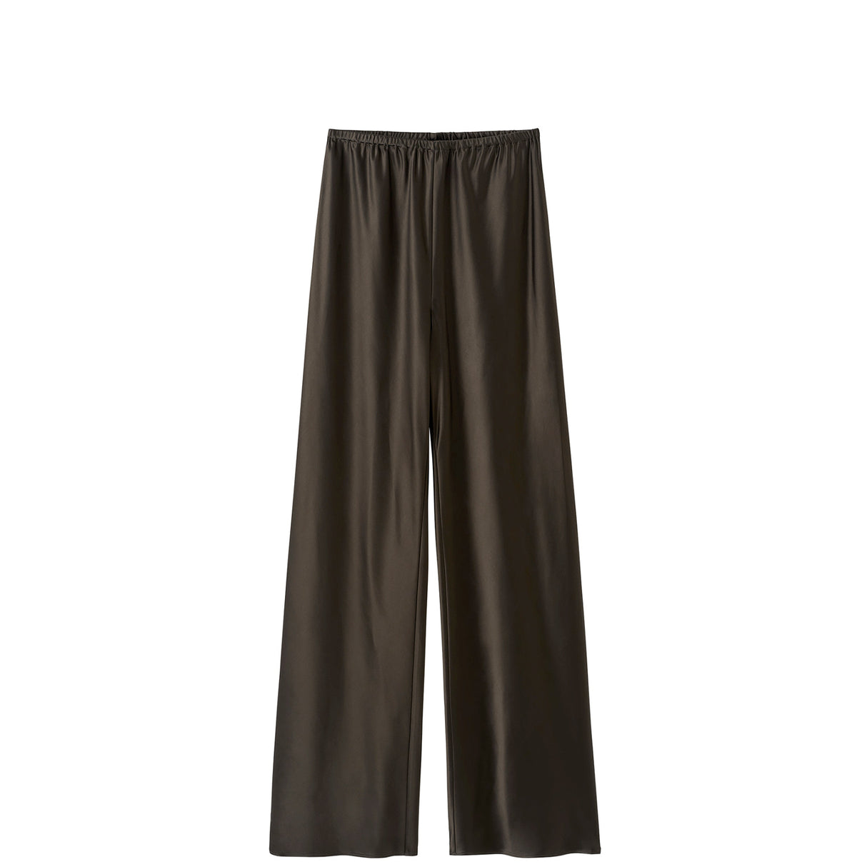 Almada Label BIAS SATIN PANTS, Chocolate