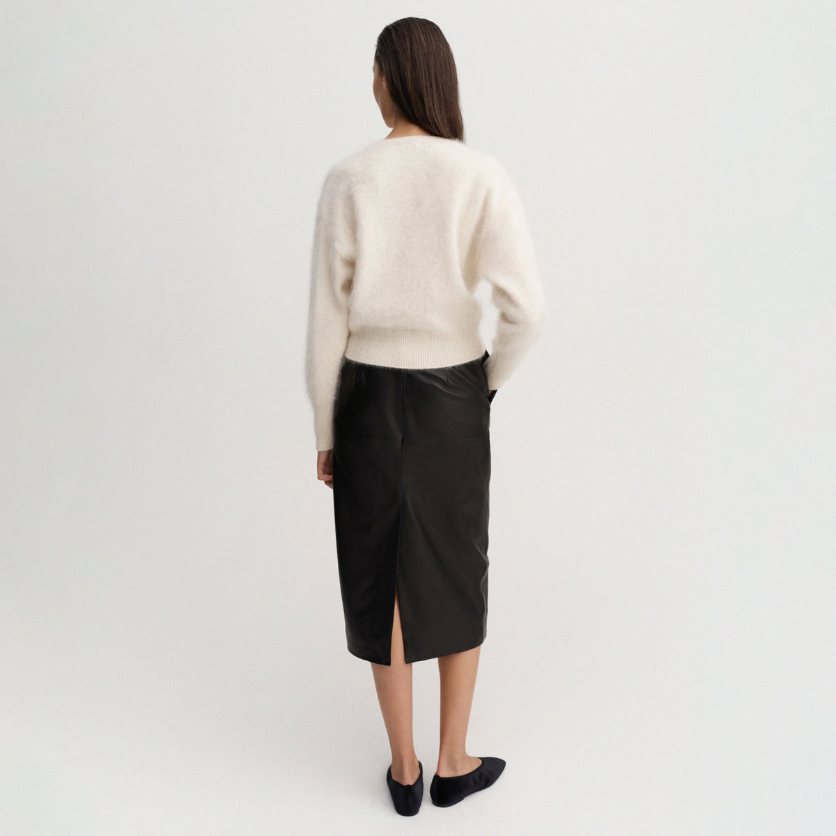 Almada Label COCO BRUSHED CARDIGAN, Vanilla