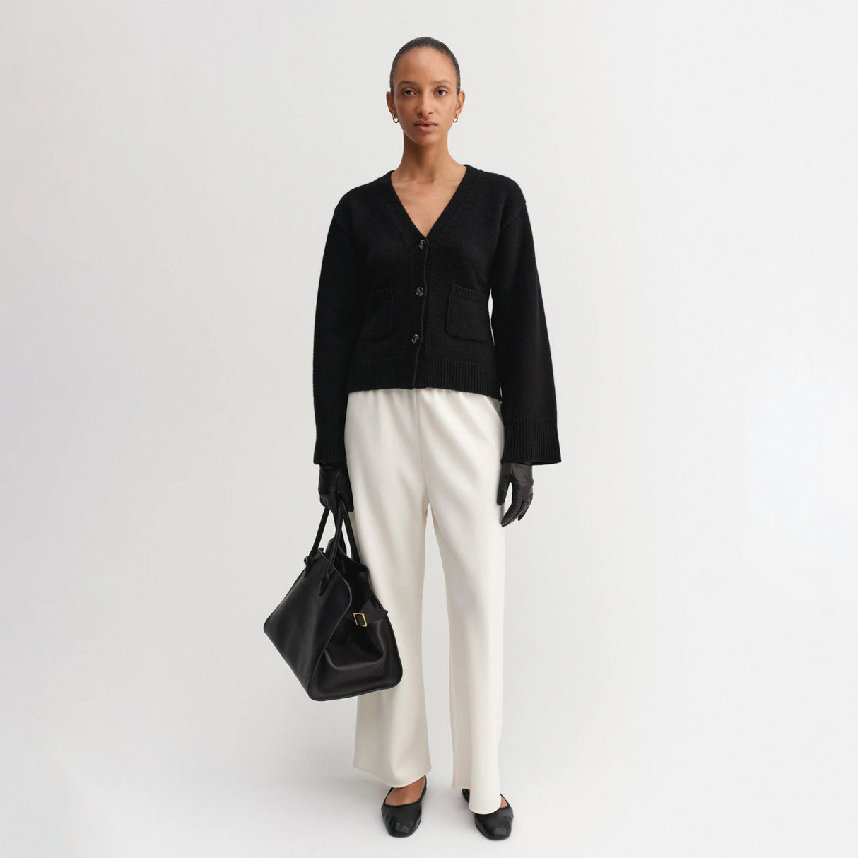 Almada Label DREA CARDIGAN, Black