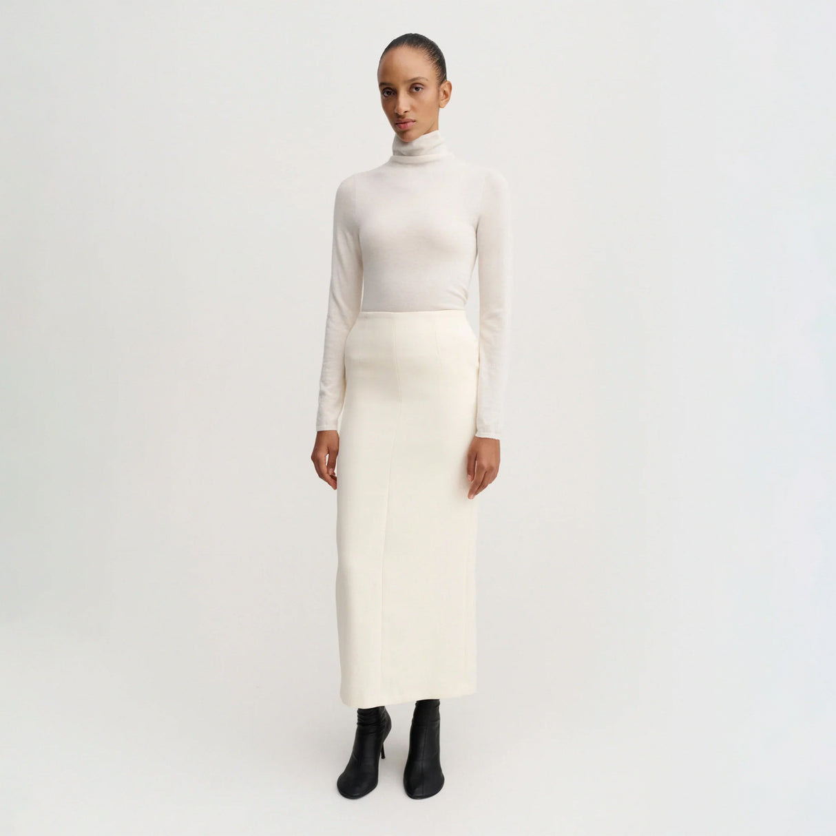 Almada Label FARRA TURTLENECK TOP, Cream
