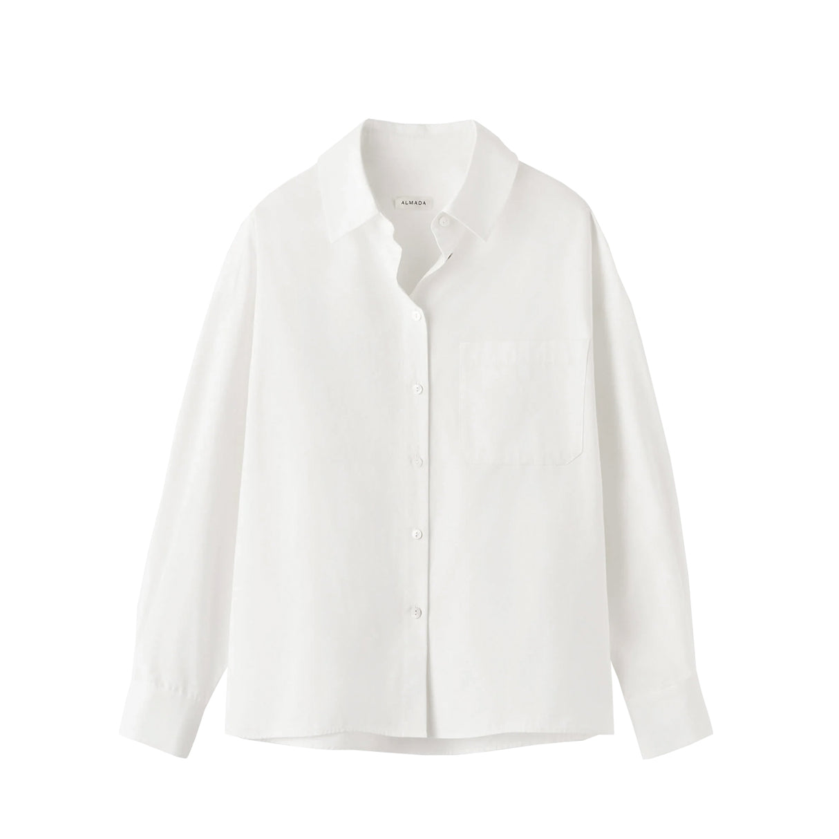 Almada Label FINN POPLIN SHIRT, White