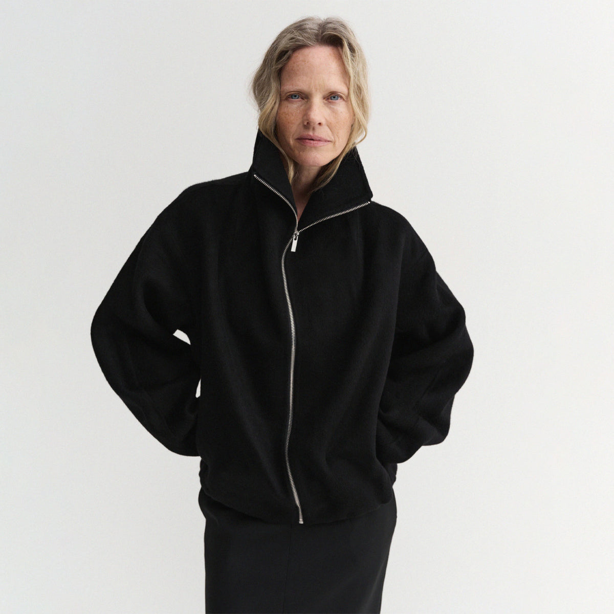 Almada Label LINDY DOUBLÉ JACKET, Black