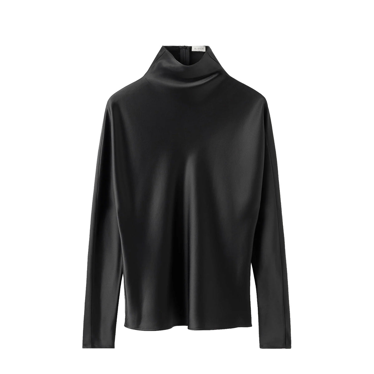 Almada Label MADDY SATIN BLOUSE, Black