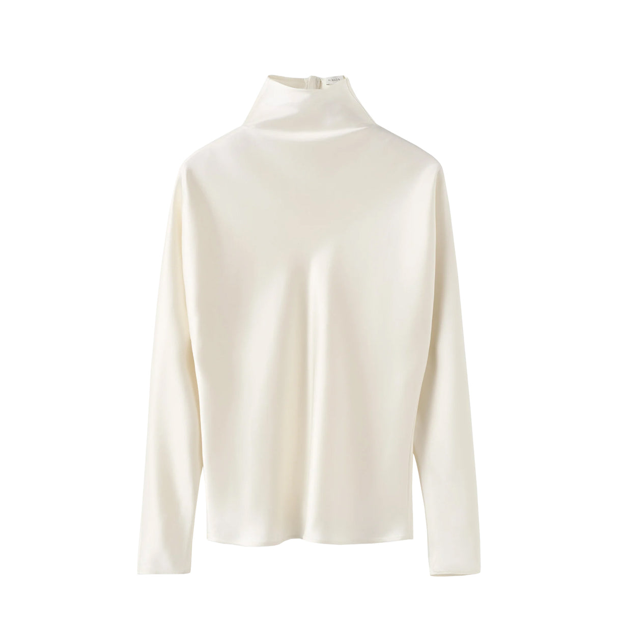 Almada Label MADDY SATIN BLOUSE, Vanilla