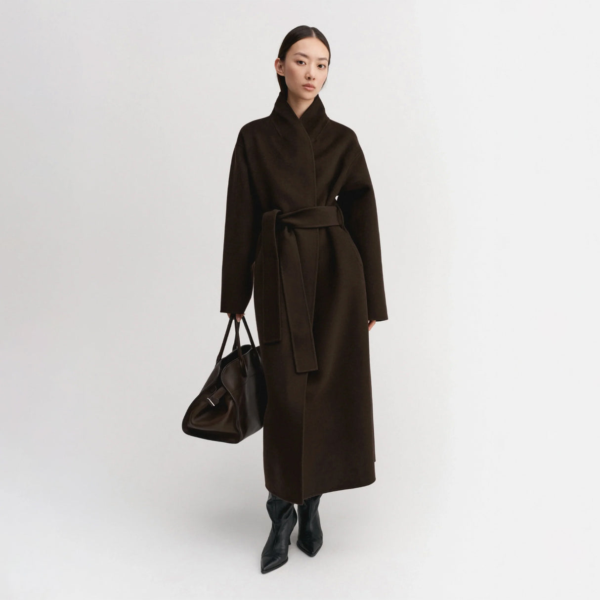 Almada Label MARA DOUBLE COAT, Chocolate