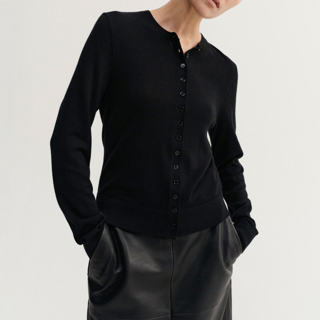 Almada Label HAYLA CARDIGAN, Black