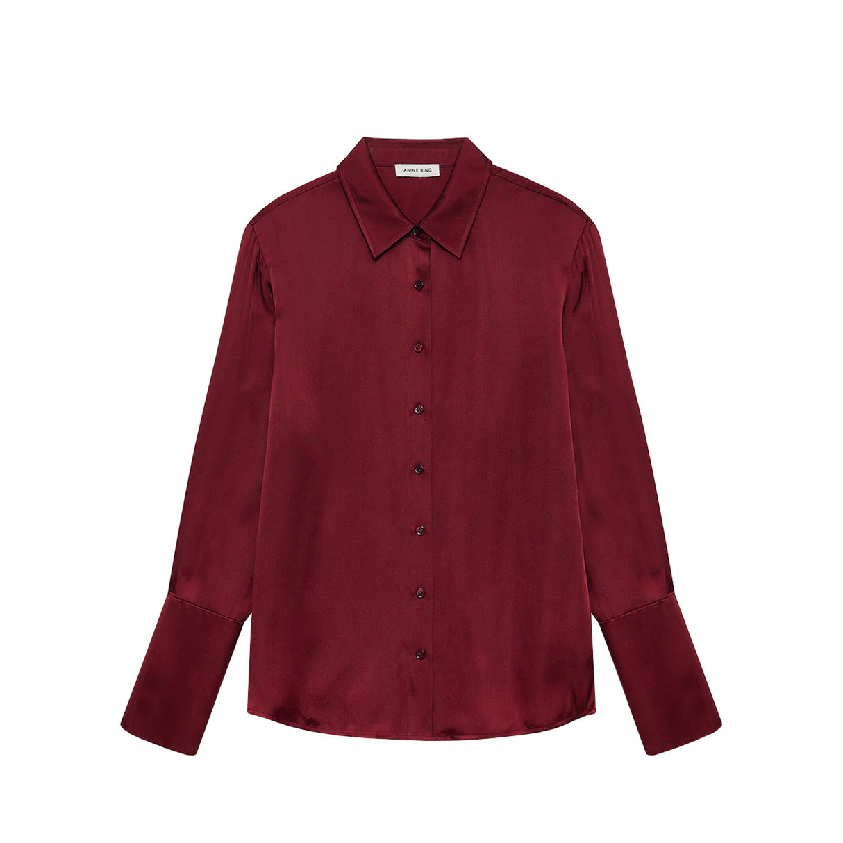 Anine Bing AMANDA SHIRT, Cabernet