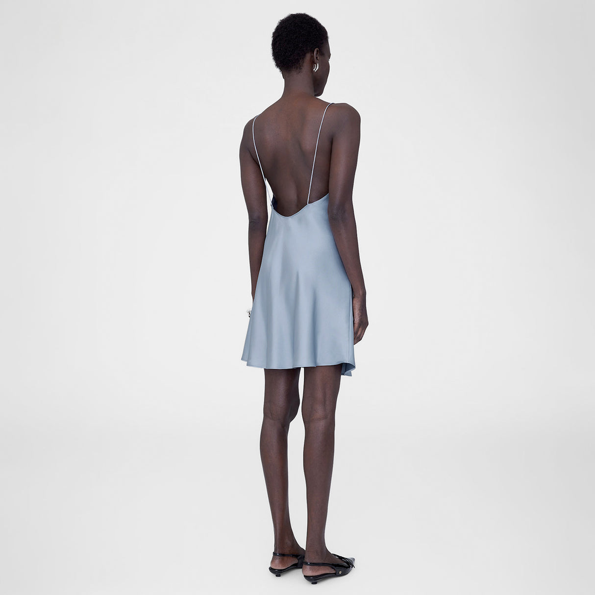 Anine Bing CHLOE MINI DRESS, Peri Blue