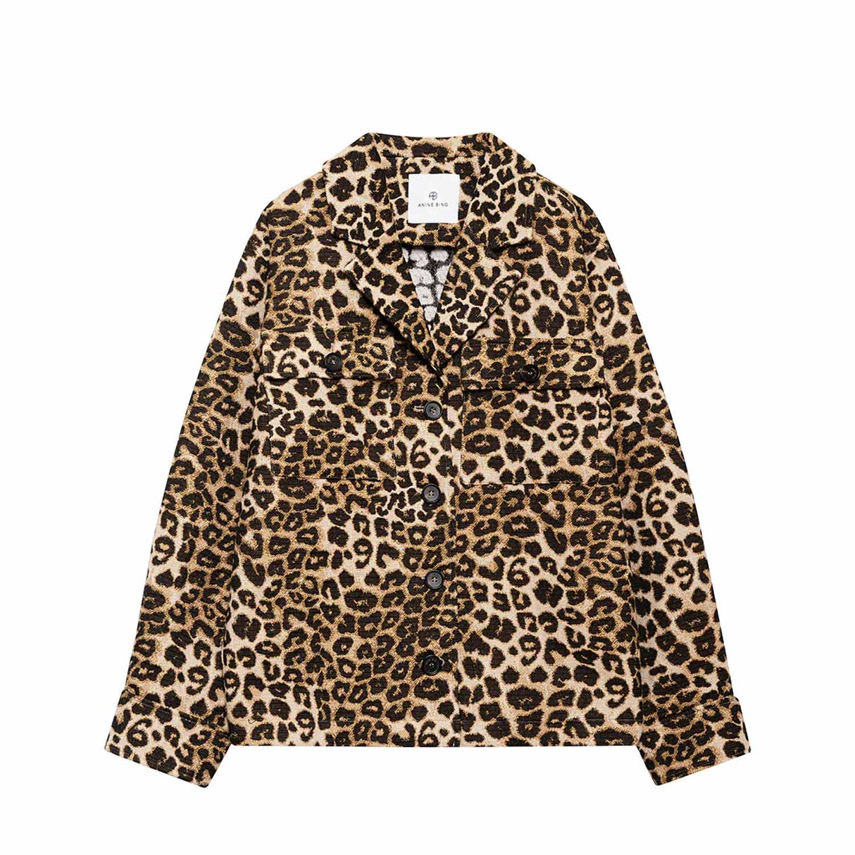 Anine Bing FLYNN JACKET, Leopard