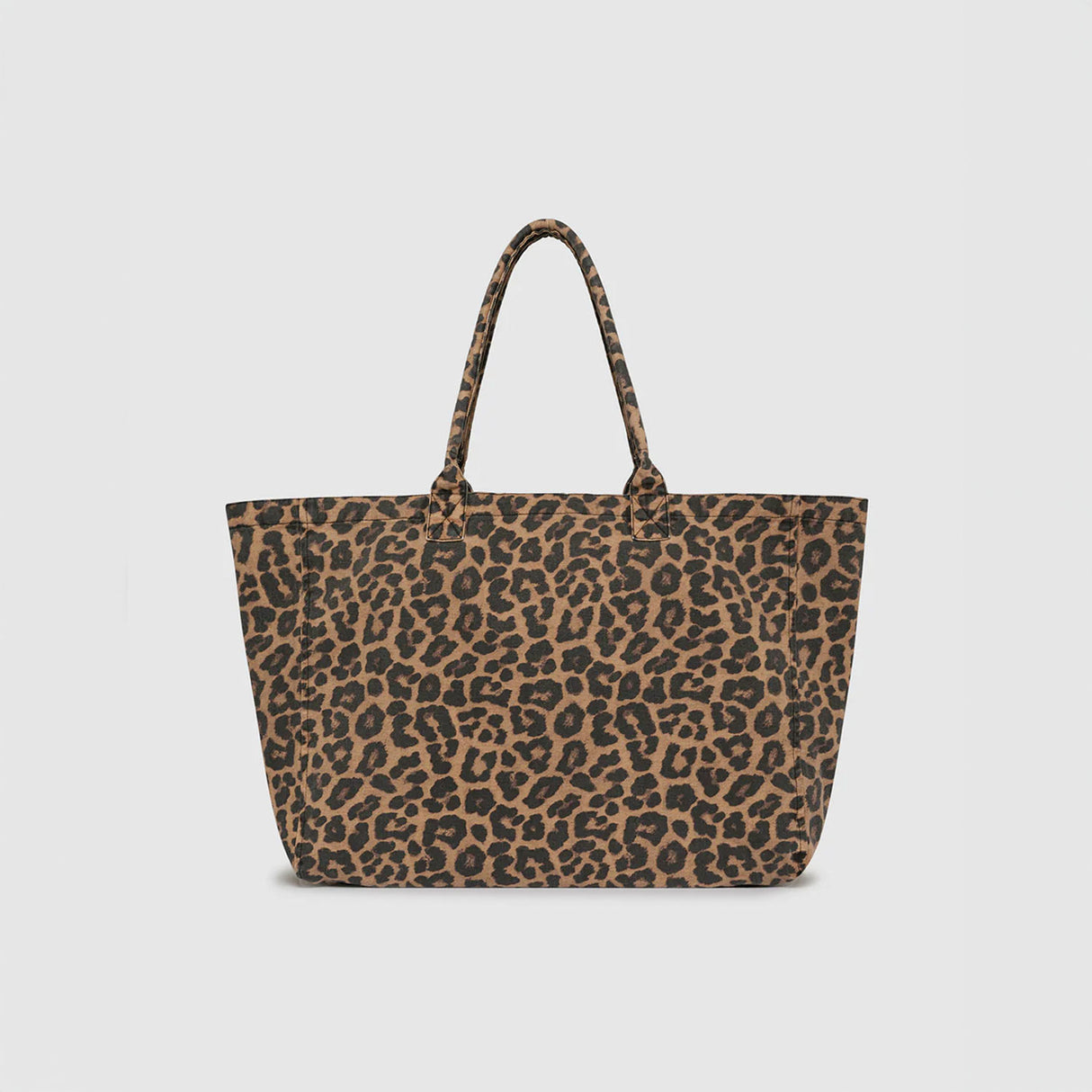 Anine Bing LEO CANVAS TOTE, Leopard