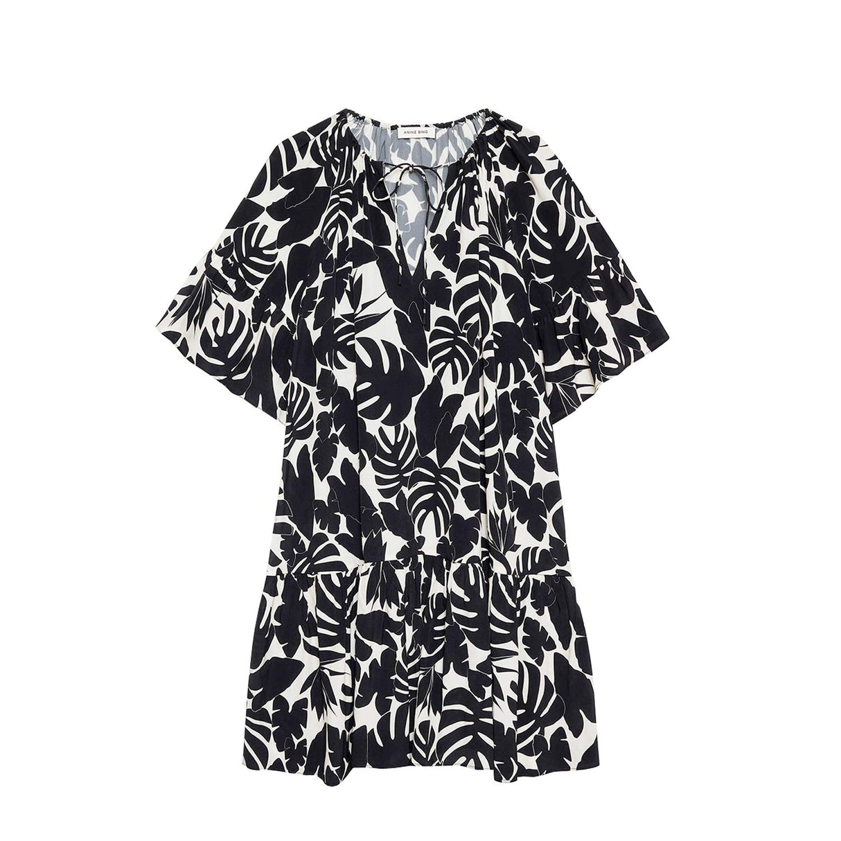 Anine Bing LOLITA DRESS, Black Bird Of Paradise