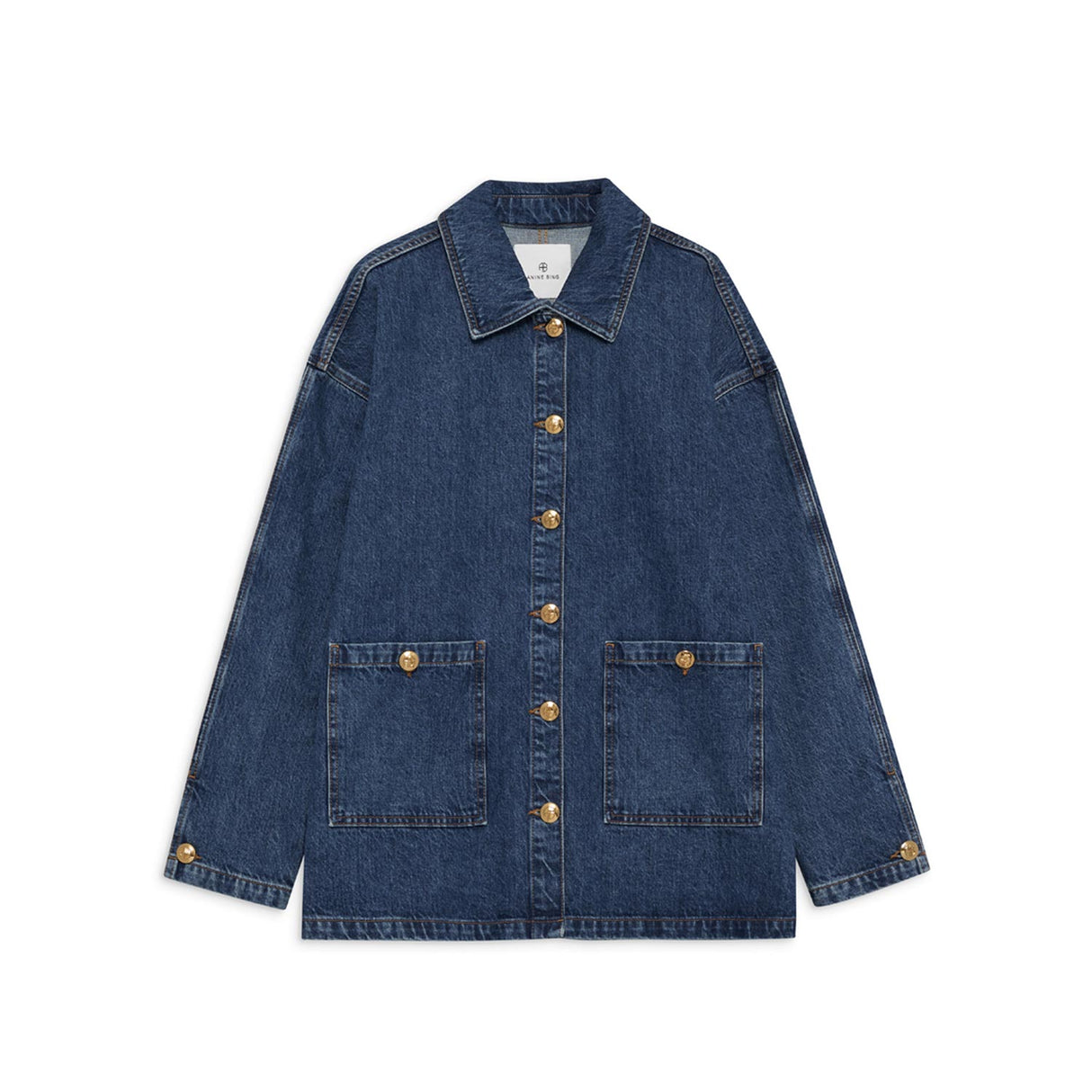 Anine Bing LUCA JACKET, Clean Indigo Denim