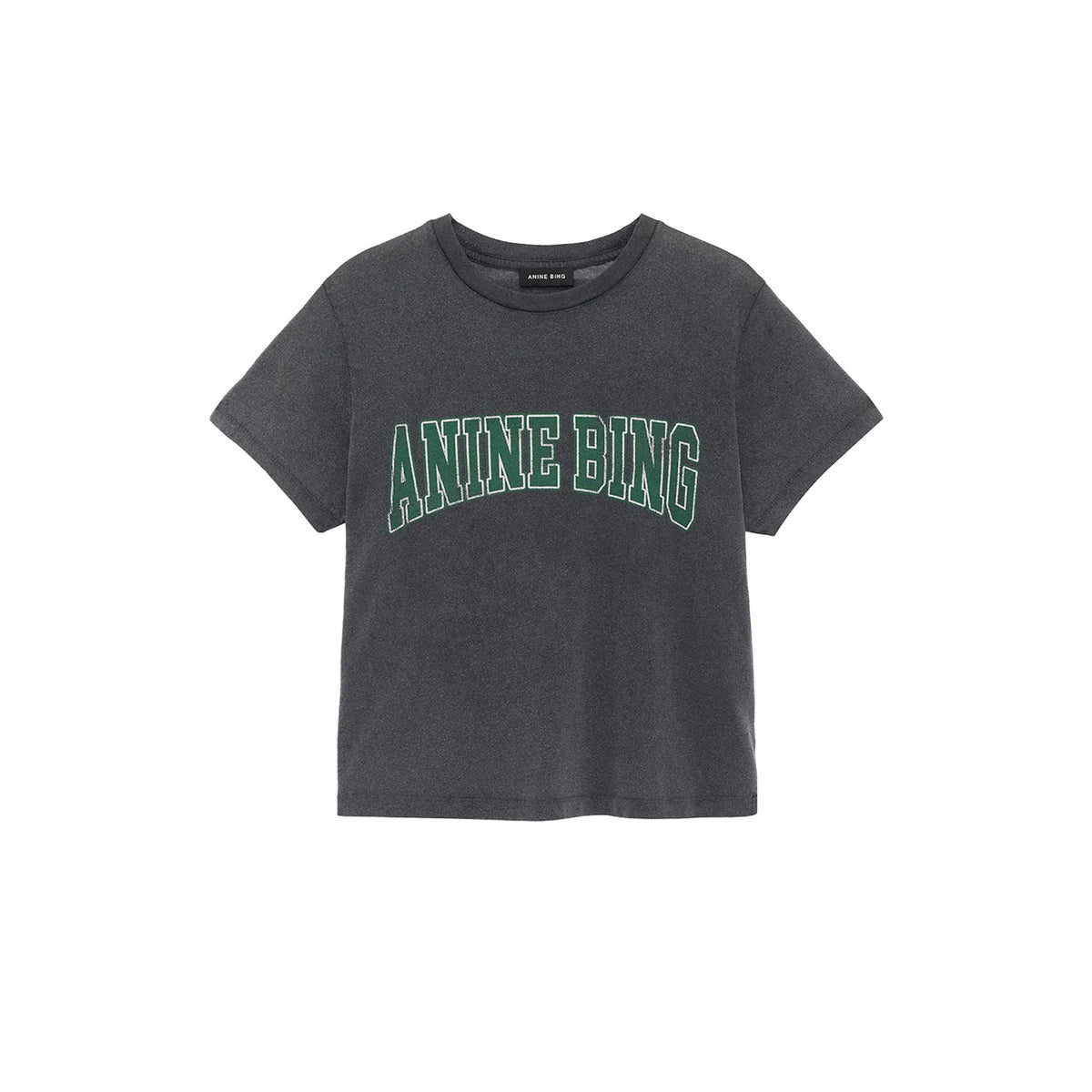 Anine Bing SHELLEY TEE, Washed Black