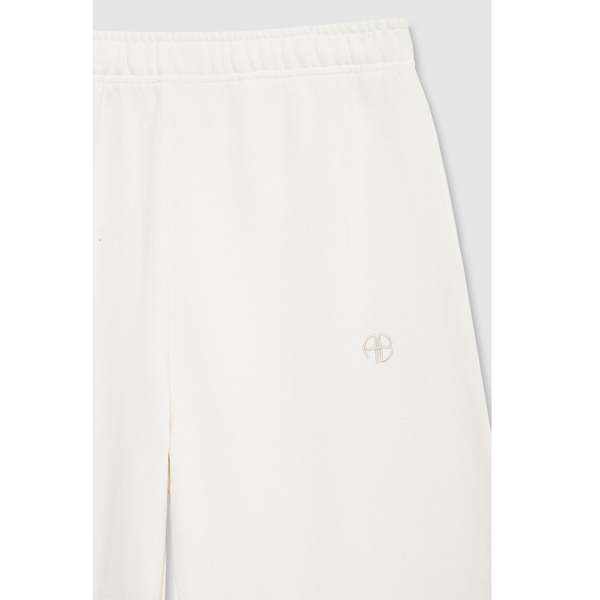 Anine Bing KACEY SWEATPANT MONOGRAM, Ecru